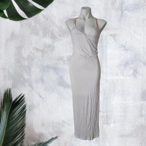 open back halter maxi dress Rinna Satin Halter Maxi Dress / Pink Cherry | MESHKI